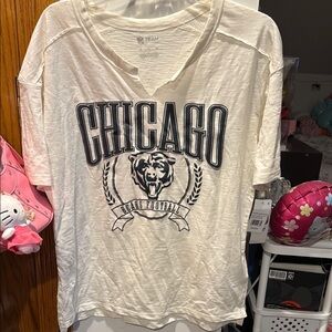 NFL Team Apparel Cream Shirt